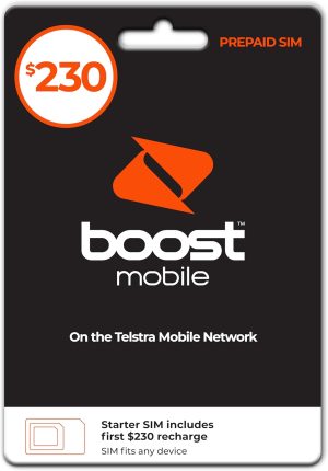 Boost $230 Sim Card (Pay $207 ) Sim Expiry 11-04-2026 (1 year plan) 160GB Data