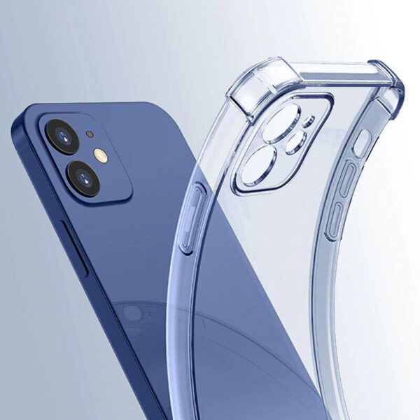 For iPhone 14 Clear Shockproof Back cover TPU Clear case + Camera protection - Image 5
