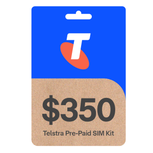 Telstra $350 Prepaid (Buy in $295) SIM Starter Kit 365 days Expiry