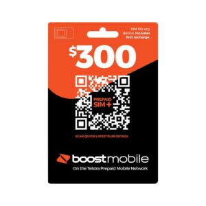 Boost $300 (Buy in $238) Prepaid SIM Starter Kit 365 Days Expiry